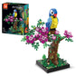 Micro Brick Flower Parrot Toy Building Sets, Home Decor and Office Art Creative Gift, DIY Plant Model for Adults, for Teens Ages 8+ Kids
