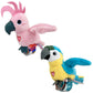 Birds 2 Pack - Cockatoo & Blue Parrot - Slap Bracelet Interactive Plush Toy Birds, They Chat-Sing-Mimic Each Other, Flap Wings, Kids 3+