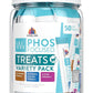 Weruva Wx Phos Focused, Lickable Cat Treat Variety Pack, 0.5oz Tube, Pack of 50