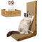 Cat Scratcher, 26 inch L Shape Cat Scratching Pad for Indoor Cats, Durable Sustainable Cardboard Scratcher with Box, Recyclable Vertical Cat Scratch Pad to Protect Furniture, Large