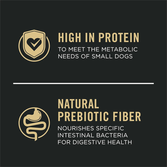 Purina Pro Plan Sensitive Skin and Stomach Dog Food Small Breed, Adult Salmon & Rice Formula - 4 lb. Bag