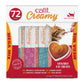 Catit Creamy Lickable Cat Treat – Healthy Variety of Flavors, 72 Pack, Hand-Feed or Serve, Nutrient-Rich Squeeze Tube, 0.5 oz Each