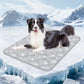 Rywell Dog Cooling Mat 2.0, Elegant Grey, 44"*32" Thick & Durable Cooling Mat for Extra Large Dogs, Extended Cooling with Waterproof & Color-Changing