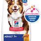 Hill's Science Diet Adult 7+, Senior Adult 7+ Premium Nutrition, Dry Dog Food, Chicken, Brown Rice, & Barley, 33 lb Bag