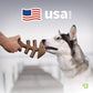 Benebone Fishbone Durable Dog Chew Toy for Aggressive Chewers, Real Fish, Made in USA, Medium