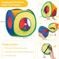 Retro Shaw Cat Toys Pack 33Pcs, Interactive Kitten Toys for Indoor Cats Kitty with Collapsible Play Tunnel Tube Tent Feather Wand Teaser Bell Fuzzy Ball Springs Mouse Toy