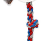 Mammoth Flossy Chews Rope Tug – Premium Cotton-Poly Tug Toy for Dogs – Interactive Rope Toy (Colors May Vary)
