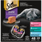 Sheba Perfect Portions Wet Cat Food Pate with Sustainable Salmon, Signature Seafood Entree, and Tender White Fish and Tuna Entree Variety Pack, 2.6 oz. Twin Pack Trays (24 Count, 48 Servings)