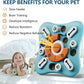 Interactive Dog Treat Puzzle Toys for IQ Training & Mental Stimulating,Fun Slow Feeder,Large Medium Small Dogs Enrichment Toys with Squeak Design