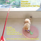 Cat Toys for Indoor Cats, Interactive Cat Toy 2PCS Retractable Wand Toy and 9PCS Cat Feather Toys Refills, Funny Kitten Toys Cat Fishing Pole Toy for Bored Indoor Cats Chase and Exercise