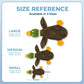 Best Pet Supplies Squeaky Dog Toys with Soft Durable Fabric for Small, Medium and Large Pets Interactive Toy for Indoor Play, Supports Active Biting and Play - 1Wild Duck, Small