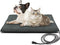 PETNF Outdoor Heated Pet Bed with Waterproof Cover,Pet Heating Pads for Dog,Soft Electric Blanket Auto Temperature Control,Heating Mat for Dog House Cabin Cot Doorway,Rescue Cats