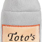 Nestpark Toto's Plush Squeaky Crinkle Dog Toy - Funny Dog Gifts for Medium, Small and Large Dogs - Cute Stuffed Toys for Dog Birthdays