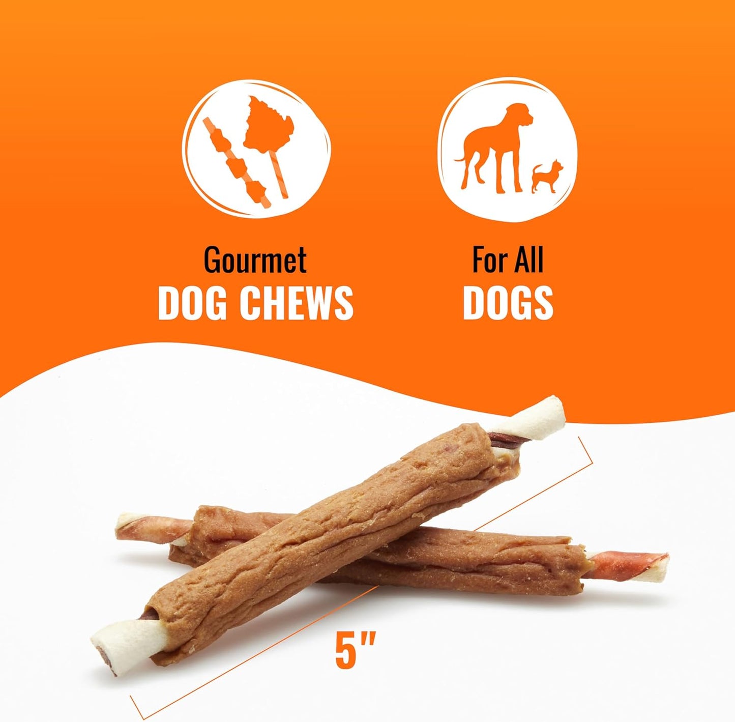 Good ‘n’ Fun Triple Flavor Ribs Chews for All Dogs, 12 Ounces, Treat Your Dog to Long-Lasting Chews Made with Beef Hide, Chicken and Pork Hide