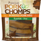 Pork Chomps Roasted Pork Skin Dog Chews, 6-inch Rib Shapes, 10 Count