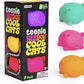 Schylling NeeDoh Teenie Cool Cat - Sensory Squeeze Toy - Contains 3 Mini Groovy Globs - 1.5" Wide - Color May Vary (Pack of 1)
