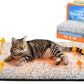 Self Warming Cat Bed, Heated Cat Bed, 2.0 Upgraded Thermal Foil Heating Pad, Plush Self-Heating Pet Mat for Crate, Floor, with Removable Washable Cover, Non-Slip, 15"x19"