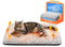 Self Warming Cat Bed, Heated Cat Bed, 2.0 Upgraded Thermal Foil Heating Pad, Plush Self-Heating Pet Mat for Crate, Floor, with Removable Washable Cover, Non-Slip, 15"x19"