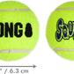 KONG Air Dog SqueakAir Dog Toy Tennis Balls, Medium (6 Pack)
