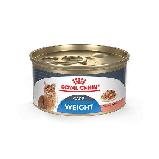 Royal Canin Feline Care Nutrition Weight Care Adult Thin Slices in Gravy Cat Food, 3 oz (Pack of 24)