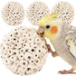 4PCS Bird Toys Sola Balls 2.36'' - Bird Foraging Toy, Sola Atta Ball, Parrot Chew Shred Toy for Sharpening Claws & Beaks for Cockatiel, Parakeets, Conure, Love Birds, Budgie and Small Birds