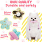 XIUGOAL Pink Puppy Toys for Boredom - 23 Pack Puppy Chew Toys for Teething, Interactive Dog Toys for Puppies, Cute Small Dog Toys with Treat Ball, Squeaky Dog Chew Toys and Ropes