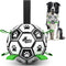 QDAN Dog Toys Dog Balls, World Cup Dog Soccer Ball with Straps, Dog Birthday, Herding Ball, Durable Balls for Small Medium Pet, Puppy Outdoor Toy (6 Inch)