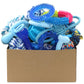 Beiker 20 Pack Puppy Chew Toys - Blue Dog Teething Toys for Puppies, Puppy Teething Rings and Ropes, Rubber Toy Bundle for Small Dogs, Cute Interactive Dog Balls for Small Breed