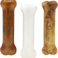 Nylabone New Puppy Starter Kit, 2 Chew Toys and 1 Natural Treat for Puppies, Puppy Teething Toy, Bacon & Chicken Flavor, Small Dogs - Up to 25 lbs., 3 Pack