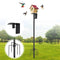Bird House Pole,74 Inch Heavy Duty Bird Feeder Pole Mount Kit for Outdoors, 5-Prong Base, Splicing Adjustable Feeding Stand Station for Birds Watching,Weather Station (Birds House Not Included)