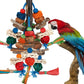 Bird Toys,Parrot Toys Exciting Chewing Fun for Parakeets,Cockatiels,Conures,Lovebirds,African Gray Cockatoos  And Other Small Medium-Sized Parrot Natural Corn Cob Sturdy Nut (old bark)