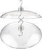 iBorn Baffles for Bird Feeders, 13” Bird Feeder Cover for Rain Guard, Birds Feeders Rain Guard, Full Protection for Feeders for Outdoors, Chew-Proof Polycarbonate, Pack of 2, Transparent