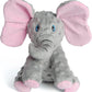 DODODOLA Dog Toys Puppy Toys Cute Squeaky Elephant Dog Toy with Crinkle Paper Stuffed Plush Animal to Keep Them Busy for Small Medium Large Dogs