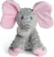 DODODOLA Dog Toys Puppy Toys Cute Squeaky Elephant Dog Toy with Crinkle Paper Stuffed Plush Animal to Keep Them Busy for Small Medium Large Dogs