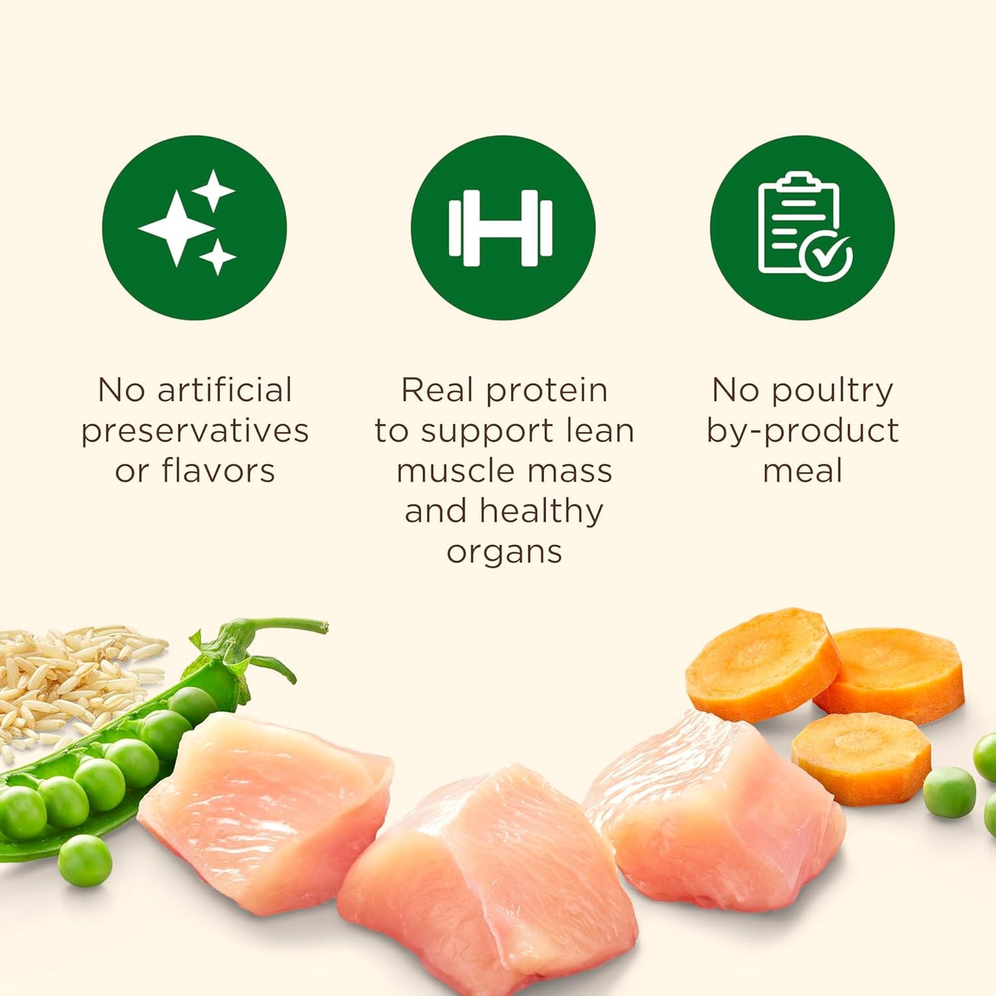 Nutrish Dry Dog Food Real Chicken & Veggies Recipe Whole Health Blend, 40 lb. Bag, (Rachael Ray)