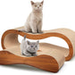 Simple Delxue Cat Scratcher, 2 in 1 Cat Scratching Board, Cat Cardboard, Scratch Lounger, Large, 27.56 x9.45 x8.86 inch