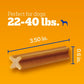Pedigree Dentastix Small & Medium Breed Dog Treats, Original with Real Chicken, 21.1 oz. Bag (45 Treats)