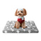 Dog Bed Mat, Reversible Crate Pad & Cute Dog Bed - Machine Washable Kennel Mat with Ultra Soft for Small Dogs (Cool/Warm), 24" x 18", Grey&Star