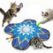 Interactive Cat Toy for Indoor Cats, Touch Activated Automatic Electronic Cat Toy with Sound On/Off, Dual Wands, Non-Slip Suction Cups, Rechargeable