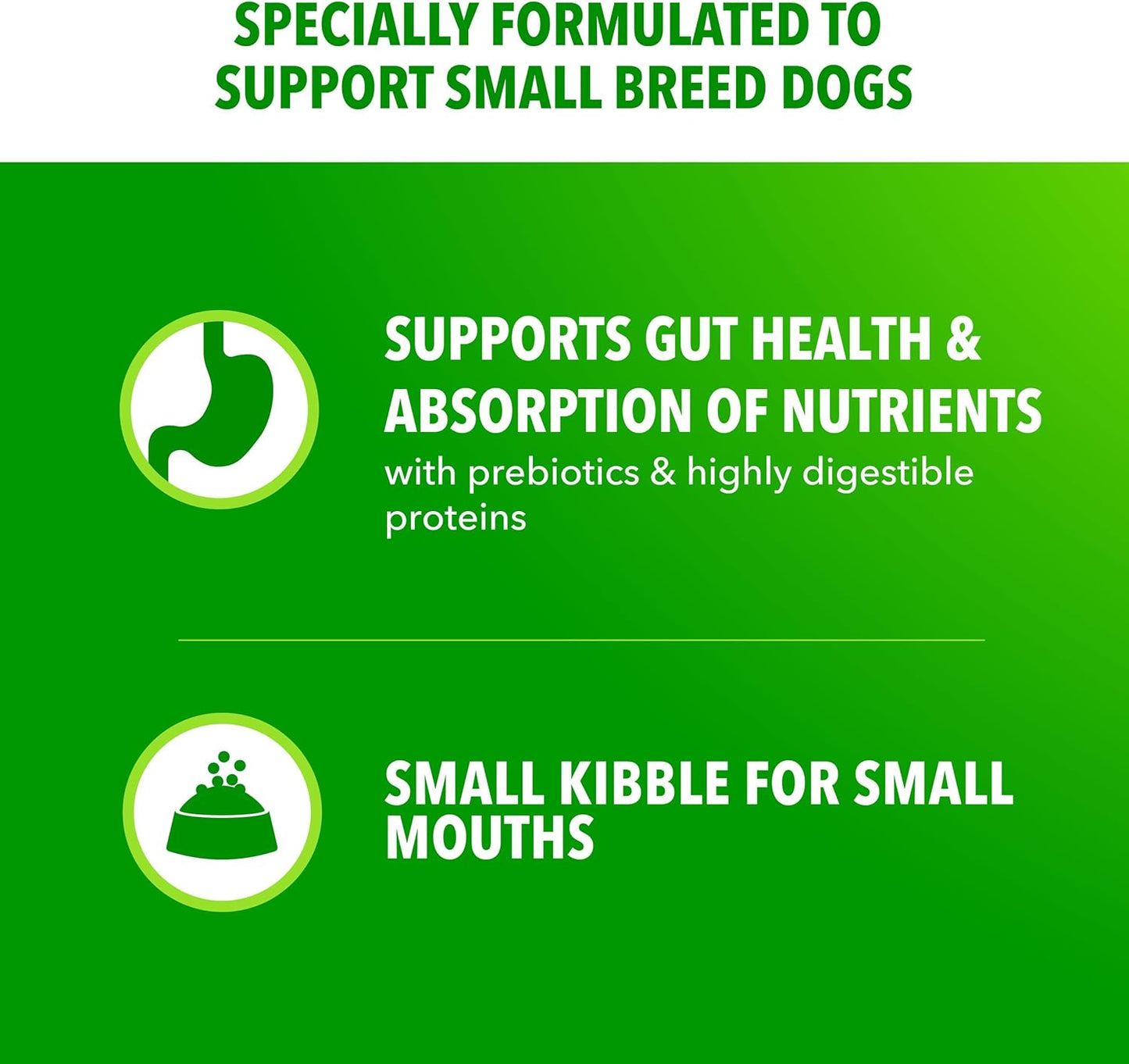IAMS Proactive Health Small Breed Adult Dry Dog Food Chicken & Whole Grain Recipe, 7 lb. Bag