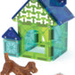 Magna-Tiles Dog House 13-Piece Magnetic Construction Set, The Original Magnetic Building Brand