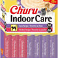 INABA Churu Indoor Care for Hairball Control, Functional Lickable Cat Treat with Taurine & Green Tea Extract, 0.5oz Each, 20 Tubes Total, Tuna & Chicken Variety