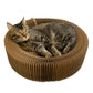 Cat Scratcher Lounge Bed - Collapsible Round Shape for Big cat