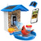 Smart Bird Feeder with Camera 2.5K QHD, AI Identify 16000+ Birds, Auto-Capture & Motion Detection, IP65 Waterproof, 5W Solar Panel, 140° Field of View, Bird Watching Gift