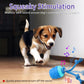 BENTOPAL Interactive Dog Toys Touch Activated Bouncing & Jumping Dog Ball with Rope, Squeaky Doggie Toys to Keep Them Busy