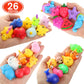 Squishies, 26 Pack Mochi Squishy Toys - Kawaii Cat Squishys Slow Rising Animals - Party Favors, Goodie Bag, Birthday Gifts, Mini Squishies Stress Reliever Toy