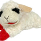 Multipet Mini Lamb Chop Officially Licensed, Plush, Squeak Pet Toy (White, 10')