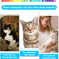 M JJYPET Cat Wand Toys Interactive Kitten Toys for Indoor Cats Colorful Teaser Wand String for Exercise Kitten Stick Kitty Rope Toy Rainbow Ribbon Cat Charmer -2Pcs