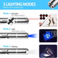 Laser Pointer Cat Toy, Interactive Toy with Red Dot LED Light Pointer, Long Range 3 Modes Projection Playpen for Kitten Interaction,USB Recharge Pointer (1 pcs)