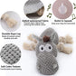 Dog Toy, Large Dog Squeaky Toys, Stuffed Animal Dog Plush Toy for Puppy, Small, Middle, Large Dogs (Donkey(Grey))